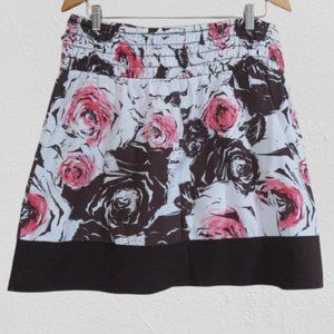 Wrapper Floral Skirt | Brown